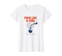 Pour Like A Girl Wine Drinker Vineyard Tour T-Shirt