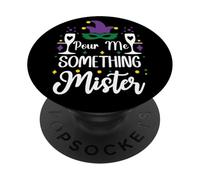 Pour Me Something Mister Mardi Gras Party Funny Drinking PopSockets Adhesive PopGrip