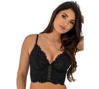 Pour Moi 26208 Swoon Bustier Bra Black