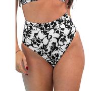 Pour Moi Cali Recycled Tummy Control Bikini Brief - Black/White - S - 10