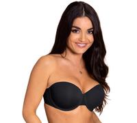 Pour Moi Definitions Push Up Strapless Bra - Black - 32A