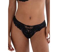 Pour Moi Desire Open Back Thong - Black/Slate - 3XL - 20
