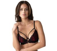 Pour Moi Desire Padded Bra - Black/Red - 32D