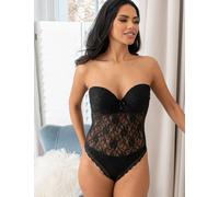 Pour Moi female Rebel Padded Underwired Multiway Body (B-G) - 32E - Black, Black