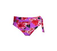 Pour Moi Getaway Fold Over Tie Bikini Brief - Ultraviolet Floral - 2XL - 18