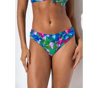 Pour Moi Getaway Polka Dot Frill Bikini Bottoms Green Mix