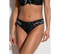 Pour Moi Getaway Polka Dot Frill Bikini Bottoms White/Black