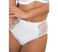 Pour Moi Imogen Rose Embroidered Brief - White - 2XL - 18