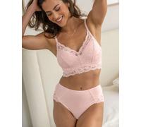 Pour Moi Love To Lounge Lace Non Wired Lounge Bralette DD-FF Light Pink