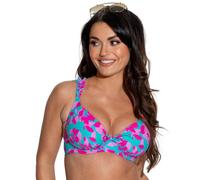 Pour Moi Ocean Breeze Underwired Bikini Top - Blue Floral - 32DD