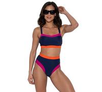 Pour Moi Palm Springs Hidden Underwired Cami Top Navy/Pink