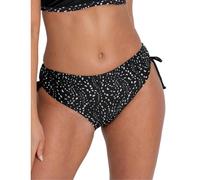 Pour Moi Rhodes Adjustable Side Bikini Brief - Black/White - XS - 8