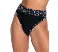 Pour Moi Rhodes High Waist Tummy Control Bikini Brief - Black/White - XL - 16
