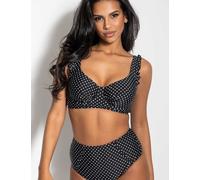 Pour Moi Sicily Polka Dot Wired Bikini Top White/Black