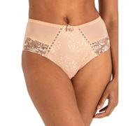 Pour Moi Sofia Lace Embroidered Deep Brief - Latte - S - 10
