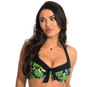 Pour Moi St Lucia Halter Bikini Top - Tropical - 32DD