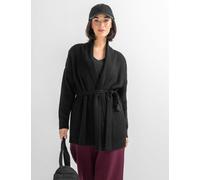 Pour Moi The Go To Knitted V-Neck Tie Waist Cardigan Black