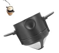 Pour Over Coffee Dripper - Portable Reusable Coffee Filter Cone - Manual Brewing for Travel, Office, Camping - Eco-Friendly, Easy to Clean
