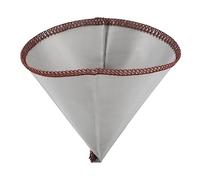 Pour Over Coffee Dripper, Stainless Steel Reusable Cone Coffee Filter, for Chemex, for Coffee Maker, Paperless Fine Mesh Coffee Filter, Easy to Use and Clean (L for 3 to 4 Cups)