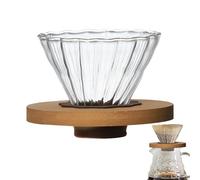 pour over coffee drippers - heat resistant material, compact design, manual brewing system, easy handle | To extract bold flavour enhancing Hands-On Morning Ritual Specialty Drink