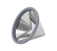 Pour Over Coffee Filter, 304 Stainless Steel, Reusable Paperless Coffee Dripper for Home, Travel, Office (1 to 3 Cups)