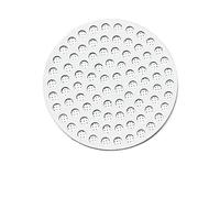 Pour Over Coffee Filter, 3pc Stainless Steel Double Layer Fine Screen Basketball Espresso Accessories Multiple Sizes(51mm 2inch)(58mm 2.28inch)