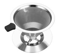 Pour Over Coffee Filter, Stainless Steel Coffee Dripper, 600 Mesh Reusable Paperless Drip Cup Stainless Steel Coffees Filter Cone forCoffee Maker, 1-2 Cups