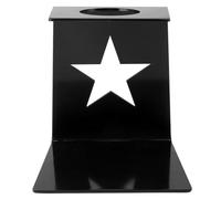 Pour Over Coffee Maker Dripper Station, Reusable Iron Coffee Dripper Stand with Stable Filter Holder for Home Office, Compact Hand Brew Coffee Stand for Smooth Flavor (Black)
