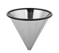 Pour Over Filter Stainless Steel Reusable Coffee Dripper Compatible with Chemex Hario V60 and Bodum Brewers, Permanent Coffee Filter with Double Layer