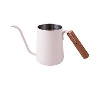 Pour over Kettle Coffee Tea Pot 8.45 oz Nozzle 4mm Long Narrow Spout Gooseneck Kettle Coffee Maker Barista Gift Home Kitchen, White