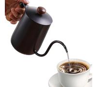 Pour Over Kettle - Manual Cooking Pot with Heated Gooseneck Spout | Stainless Steel Camping Coffee Maker, 600ml Coffee Jug for Domes Use