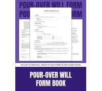 Pour-Over Will Form Book: 25 Legal Templates for Use with a Living Trust | 8.5 x 11 in.