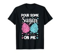 Pour Some Sugar On Me Funny Cotton Candy Patch Sweet Kids Value Graphic T-Shirt