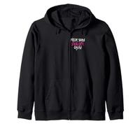 Pour Some Sugar on Me Music Rock Vibes Minimalist Zip Hoodie