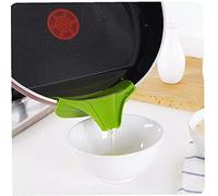 Pour Soup Spout Funnel Anti-spill Silicone Slip on Pour Drain for Pots Pans and Bowls and Jars Kitchen Tool
