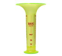 Pour Test for Bartenders - Liquor Pour Accuracy Tool Measures in Milliliter Increments w/Shot Line - Use for Restaurant Bar Training and Testing Kits Fits in Shaker Tin