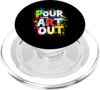 POUR YOUR ART OUT Colorful PopSockets PopGrip for MagSafe