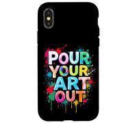 POUR YOUR ART OUT Creative Inspiration Case for iPhone X/XS