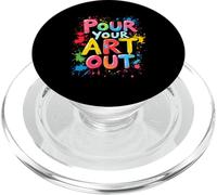 POUR YOUR ART OUT Vibrant Expression PopSockets PopGrip for MagSafe