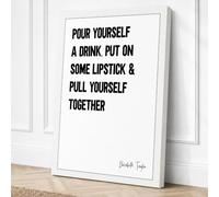 Pour Yourself Together Canvas Wall Art Print 18x12 Inch (46 x 30 cm)