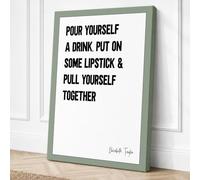 Pour Yourself Together Canvas Wall Art Print 18x12 Inch (46 x 30 cm)