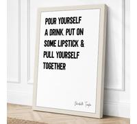 Pour Yourself Together Canvas Wall Art Print 18x12 Inch (46 x 30 cm)