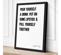 Pour Yourself Together Canvas Wall Art Print 18x12 Inch (46 x 30 cm)