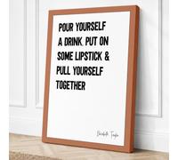 Pour Yourself Together Canvas Wall Art Print 36x24 Inch (91 x 61 cm)