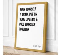 Pour Yourself Together Canvas Wall Art Print 36x24 Inch (91 x 61 cm)