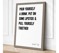 Pour Yourself Together Canvas Wall Art Print 36x24 Inch (91 x 61 cm)