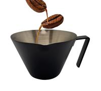 Pouring Cup | Measuring Cup with Spout,with Handle Double Spout Heat-Resistant Beaker Three Scale Stainless Steel Pitcher for Mixing Drinks Kitchen Cooking Baking Dosing