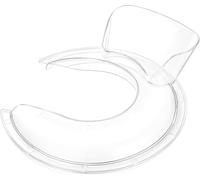 Pouring Shield for Kitchen Aid Mixer - Compatible with 5-8 Quart Bowl-Lift Stand Mixers, Transparent Splash Guard Angled Chute, Easy Install & Dishwasher Safe