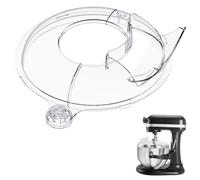 Pouring Shield for KitchenAid 6-7Qt Bowl Lift Stand Mixer (for Stainless Steel Bowls Only), Splash Guard Mixers Bowl Cover for Kitchen aid Accessories and Attachments (Clear)