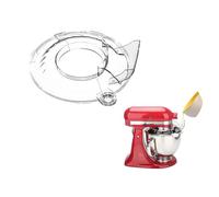 Pouring Shield Tilt Head 4.5-5QT Mixer Fit for Stainless Steel Bowls (Only) Food Grade Pouring Shield Mixers Bowl Cover Splash Guard for Kitchen Aid Accessories and Attachments